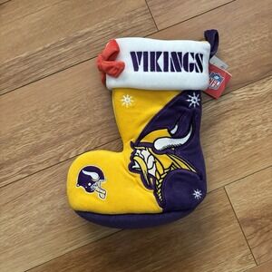 NFL Christmas Stocking Minnesota Vikings Weighted Stand-up